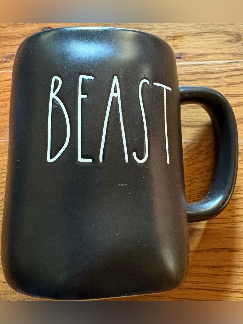 Rae Dunn “Beast” Black Mug